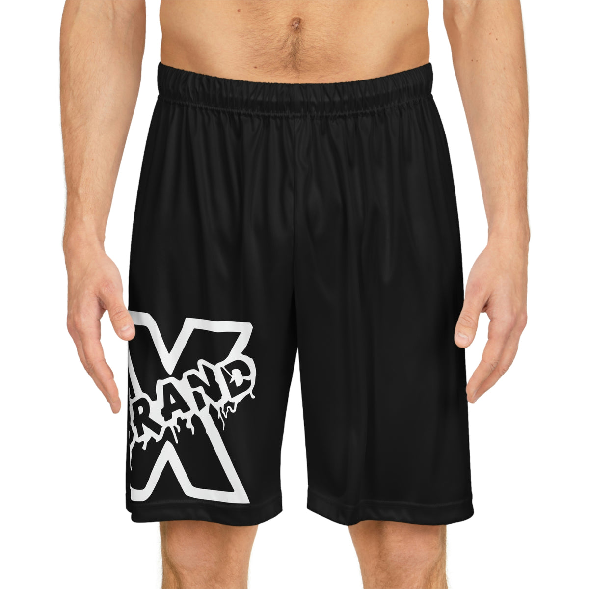 Black/White Basketball Shorts Brand X Electrical